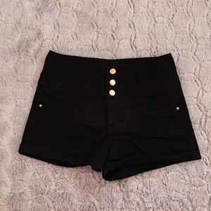 Charlotte Russe black high waisted shorts